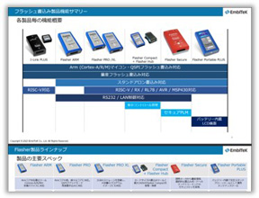 Flash機能比較表