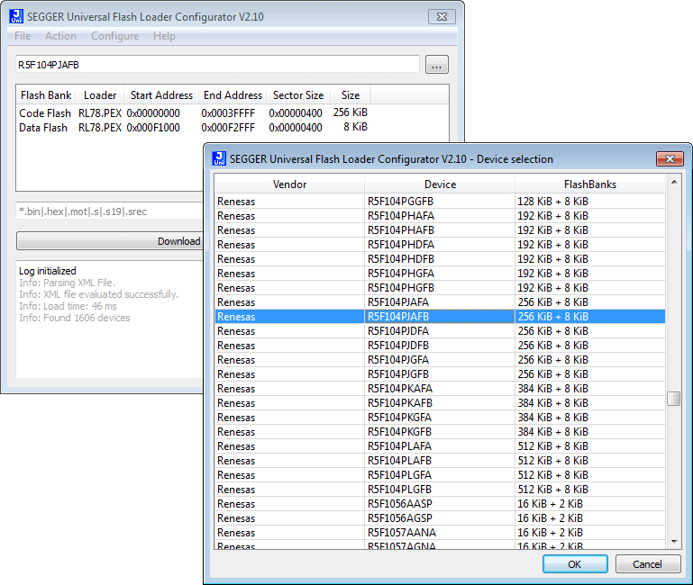 Universal Flashloader Configurator