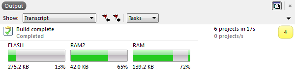 output-memory-usage