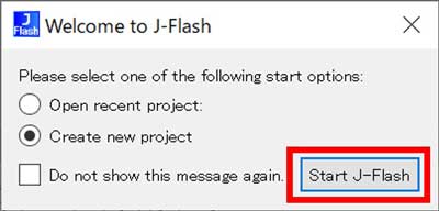 J-Flash welcome